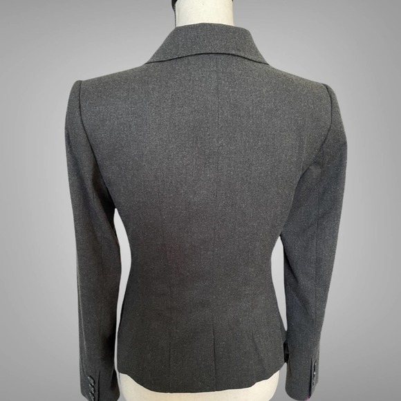 The Limited Dark Grey Long Sleeve Jacket /Blazer Size 2 - Picture 7 of 10